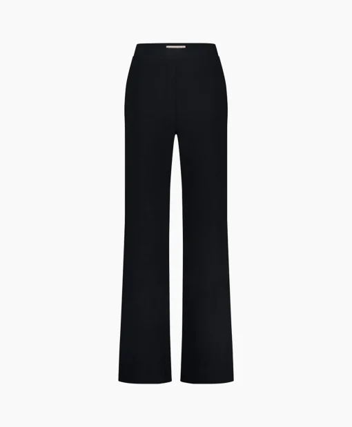 Best Sale Broek Alex Bonded Mesh Trousers Zwart Dessin Dames Broeken