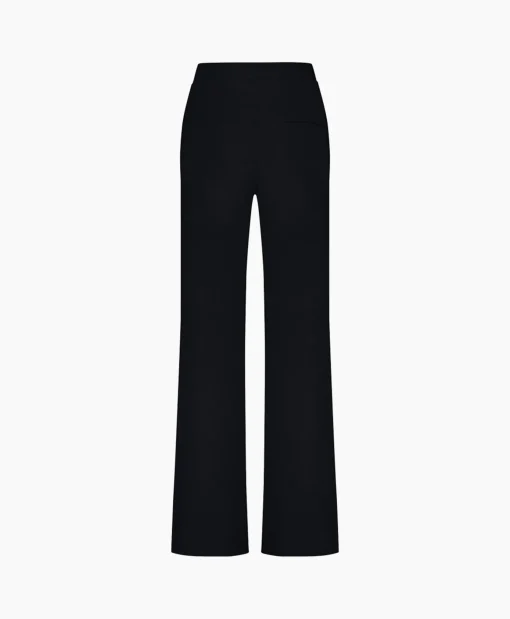 Best Sale Broek Alex Bonded Mesh Trousers Zwart Dessin Dames Broeken