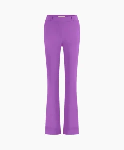 Cheap Broek Flair Bonded Trousers Paars Dames Broeken