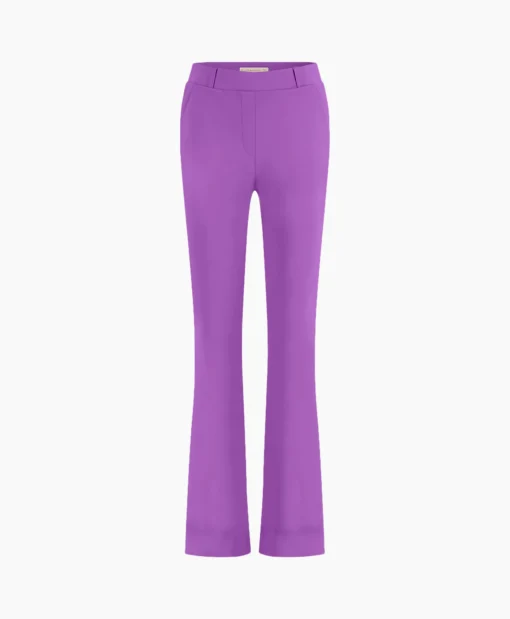 Cheap Broek Flair Bonded Trousers Paars Dames Broeken