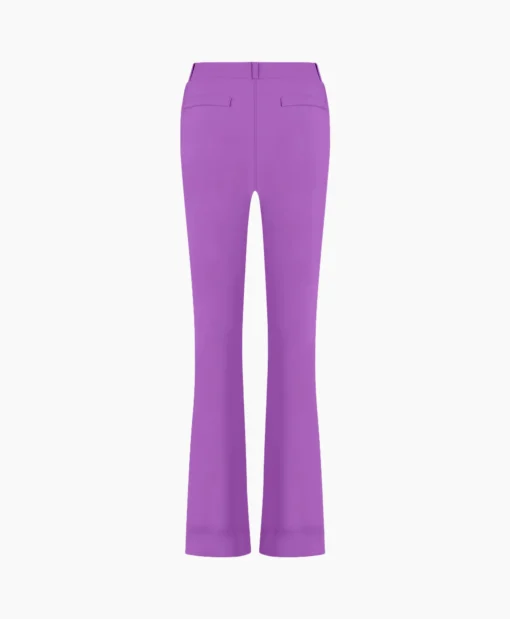 Cheap Broek Flair Bonded Trousers Paars Dames Broeken