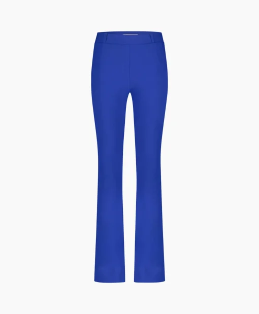 New Broek Flair Bonded Trousers Blauw Dames Broeken