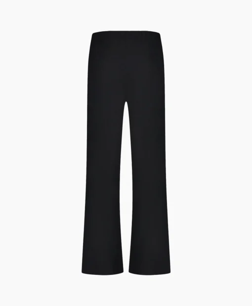 Sale Broek Jessy Bonded Button Trousers Zwart Dessin Dames Broeken