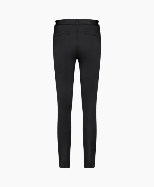 Clearance Broek Katlyn Shiny Bnd Trousers Zwart Dames Broeken