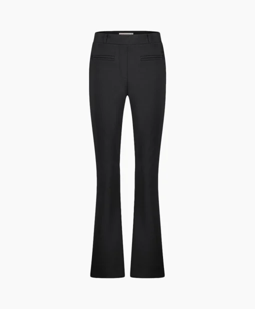 Store Broek Lio Shiny Bnd Flair Trousers Zwart Dames Broeken