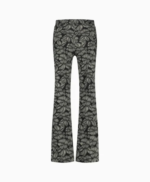 Best Sale Broek Marilon Flower Trousers Zand Dames Broeken