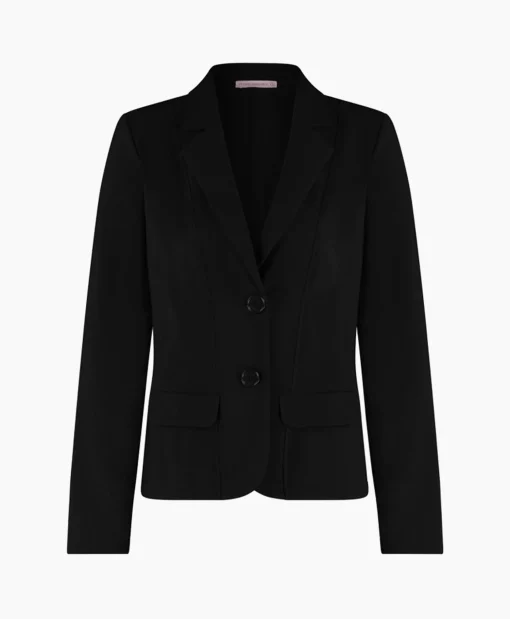 Hot Jasje Bright Bonded Blazer Zwart Dames Blazers