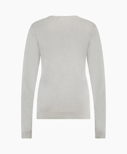 Best Pullover Luna Lurex Off White Dames Truien
