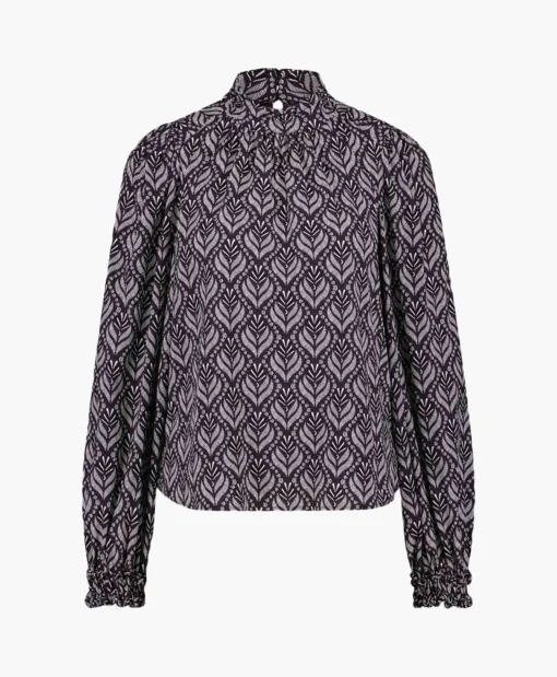 Hot Top Lysanne Wallpaper Bruin Dames T-Shirts & Tops