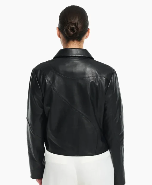 Fashion Jack Cadena Sheep Soft Waxed Zwart Dames Jassen