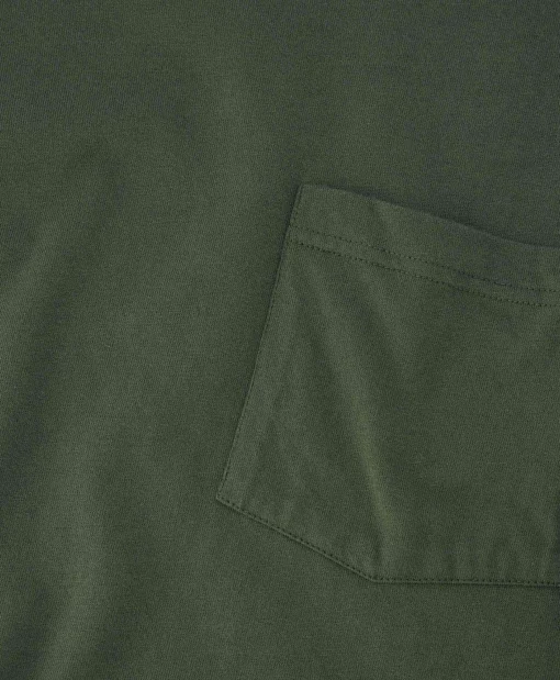 Online T-Shirt Korte Mouw John Pocket Tee Khaki Heren T-Shirts