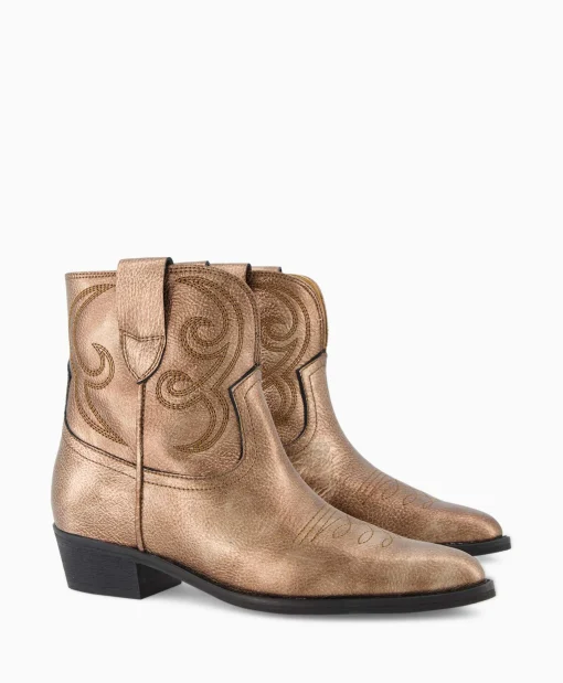 Hot Cowboylaars Puja-2 Brons Dames Laarzen