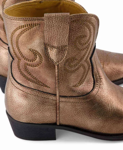 Hot Cowboylaars Puja-2 Brons Dames Laarzen