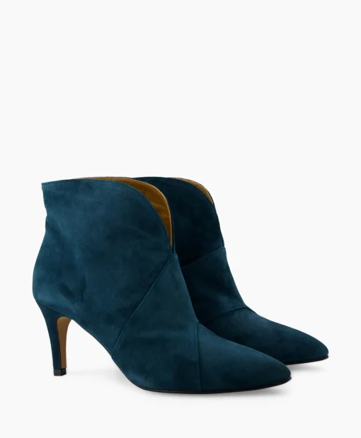 Hot Enkellaars 12804-2 Blauw Dames Laarzen