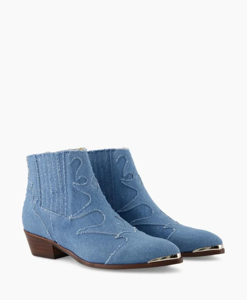 Hot Enkellaars Tl-Soia Metal Jeans Dames Laarzen