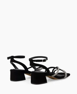 Hot Sandaal Met Hak Tl Celina Zwart Dames Sandalen