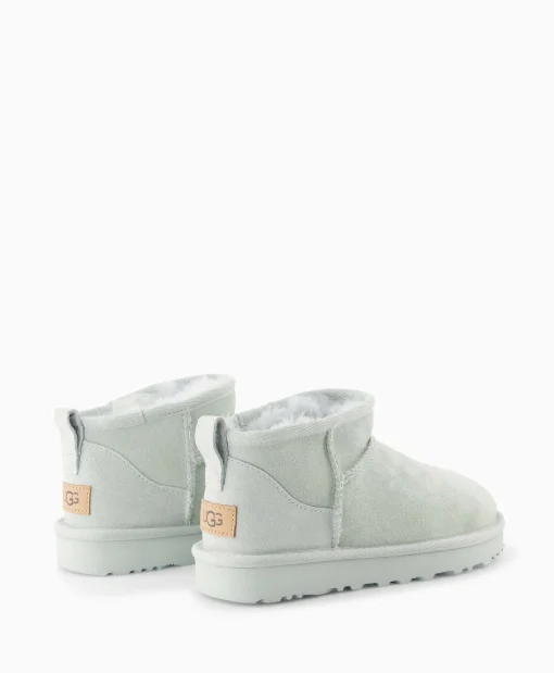 New Enkellaars W Classic Ultra Mini Licht Blauw Dames Laarzen