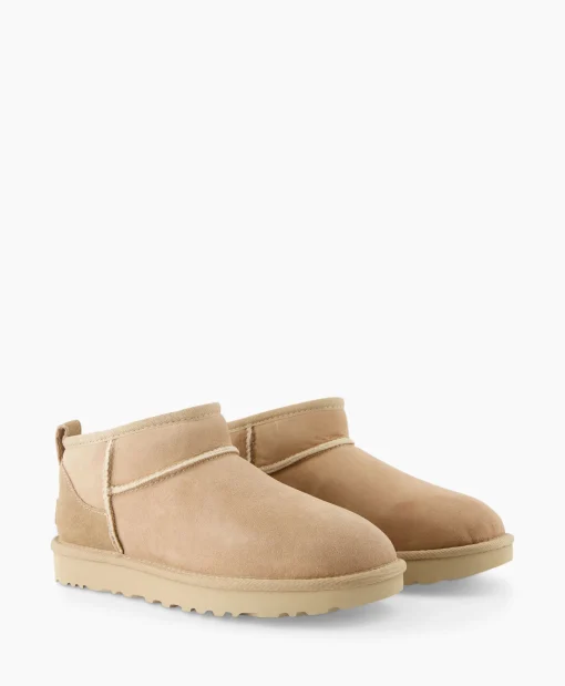 New Enkellaars Winterboot Classic Ultra Mini Zand Dames Laarzen