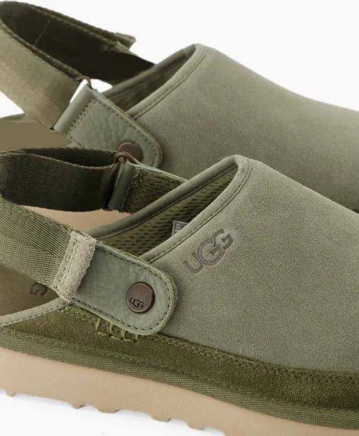 Outlet Gesploafer M Goldencoast Clog Groen Heren Instappers
