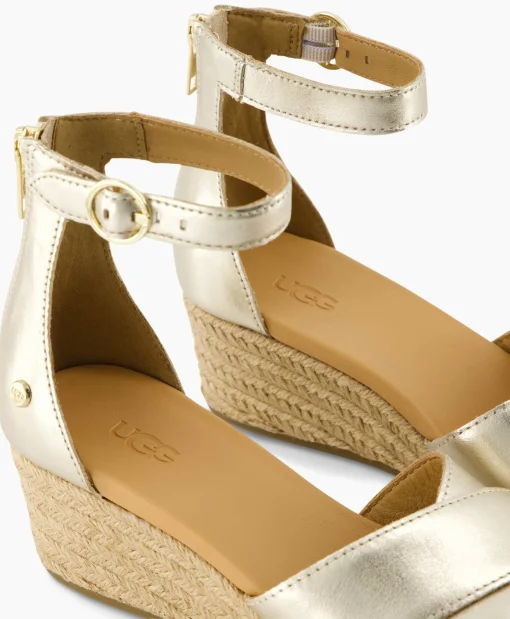 Best Sandaal Eugenia Goud Dames Sandalen