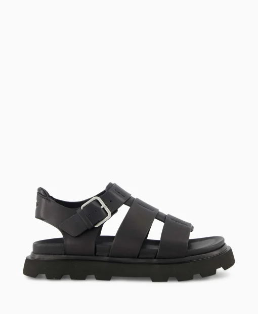 Sale Sandaal Zonder Hak Capitelle Strap Zwart Dames Sandalen