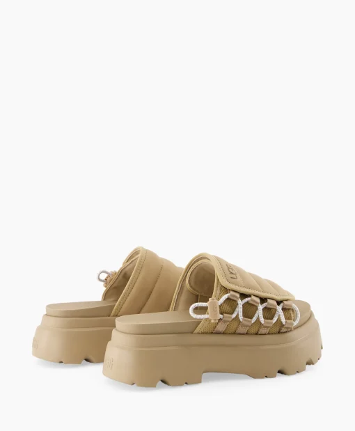 Best Sandaal Zonder Hak W Callie Beige Dames Sandalen