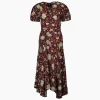 Hot Maxi Jurk Heleen Bordeaux Dames Jurken