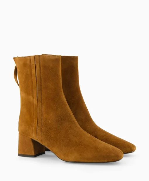 Best Sale Enkellaars Lucas Ks Cognac Dames Laarzen