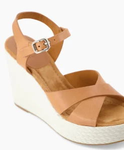 Flash Sale Sandaal Mentor_Ran Beige Dames Sandalen