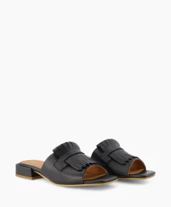 Hot Sandaal Met Hak Gigi Randy Zwart Dames Sandalen