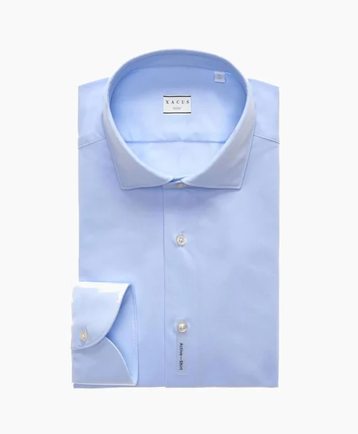 Outlet Active Shirt Licht Blauw Heren Overhemden