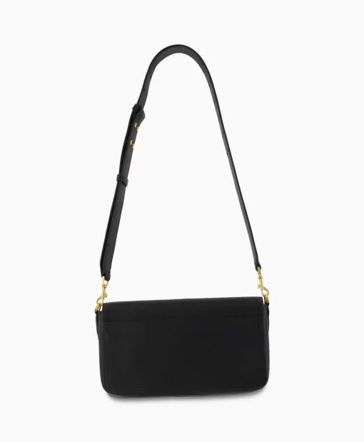 Sale Zadig & Voltaire Crossbody Tas Borderline Daily Grained Leath Zwart Dames Tassen
