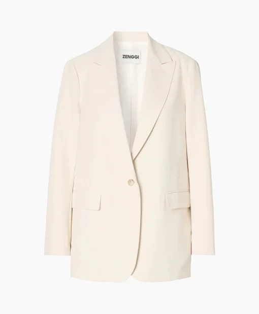 Cheap Blazer Cool Panama Off White Dames Blazers