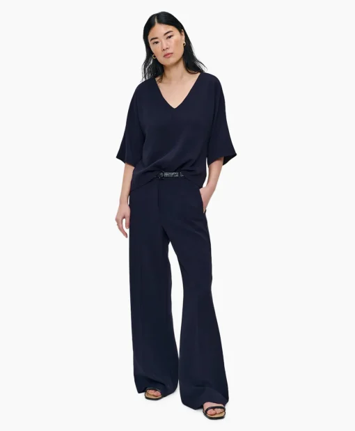Fashion Tuniek V-Neck Donker Blauw Dames Tunieken